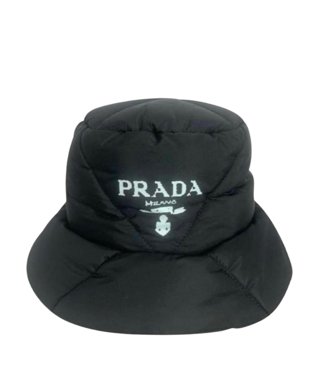 PRADA Черная шапка, фото 1