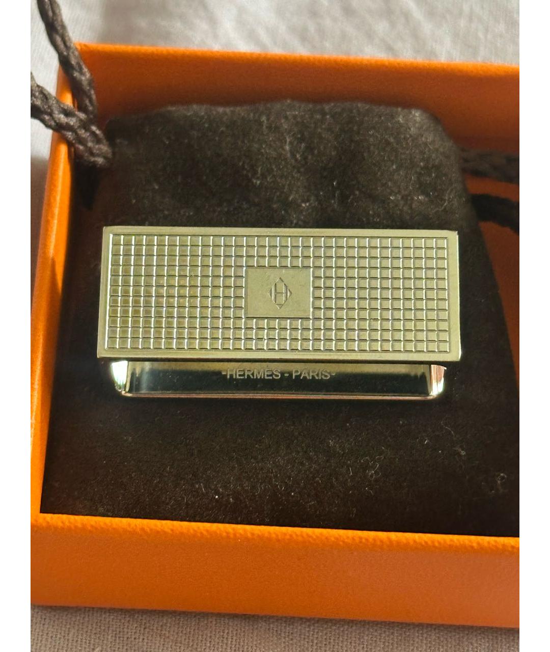 HERMES Серебряный платок, фото 6