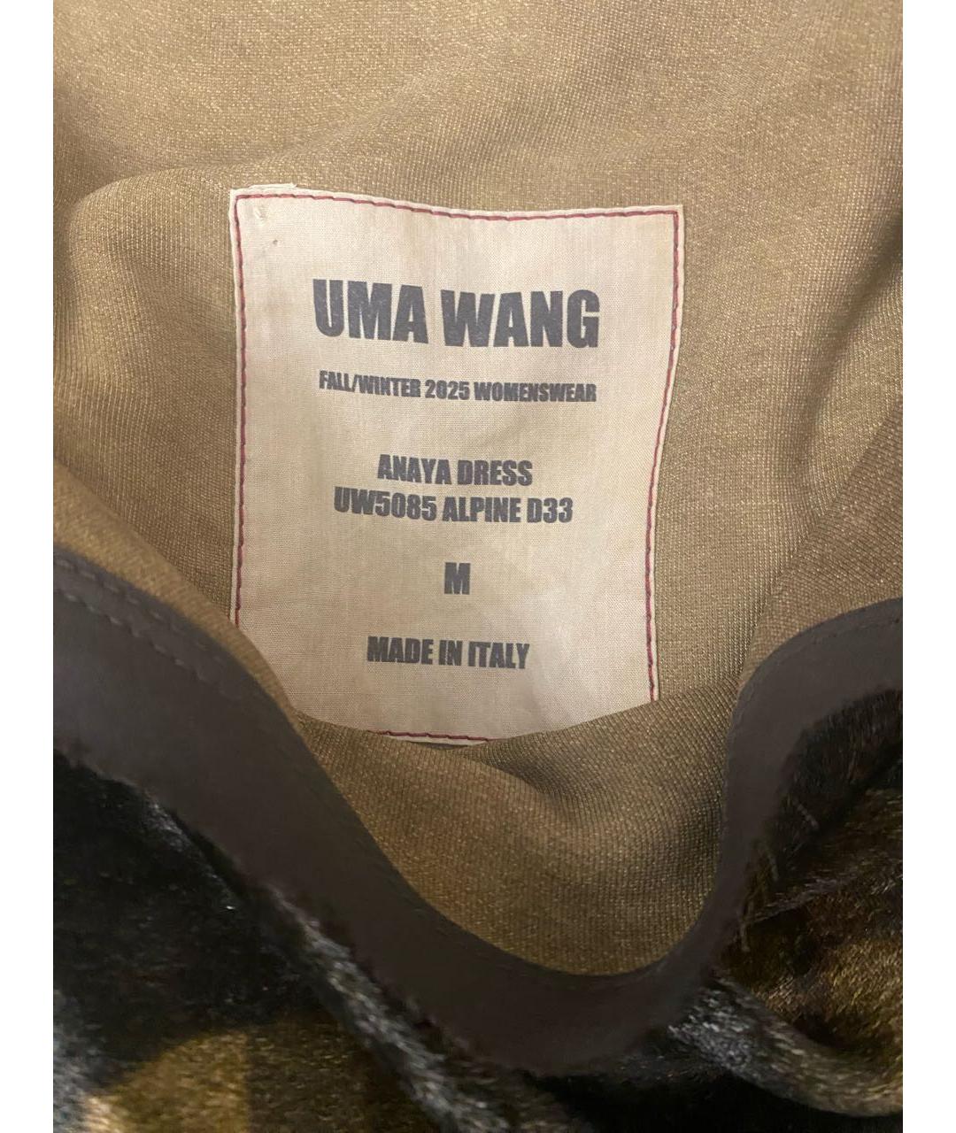UMA WANG Коричневое платье, фото 3