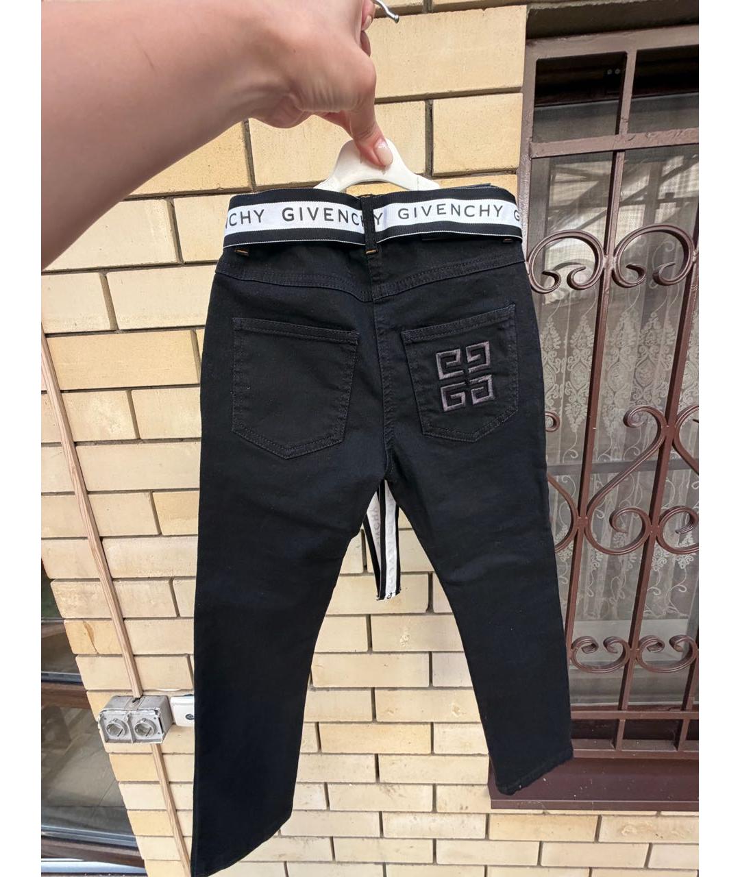 GIVENCHY Черные детские джинсы, фото 2