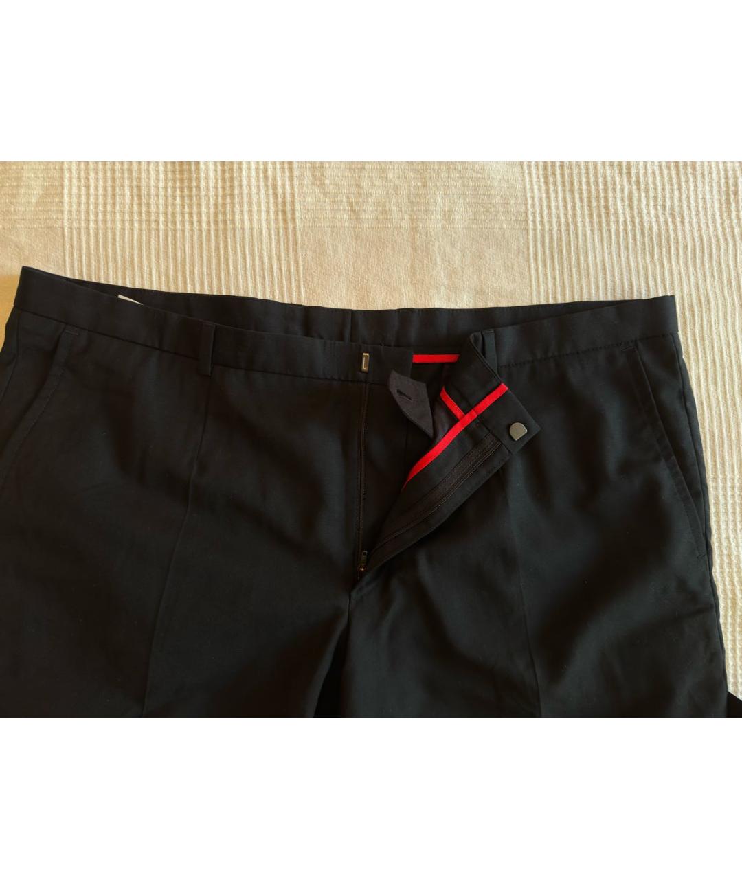 HUGO BOSS Черные шерстяные классические брюки, фото 3