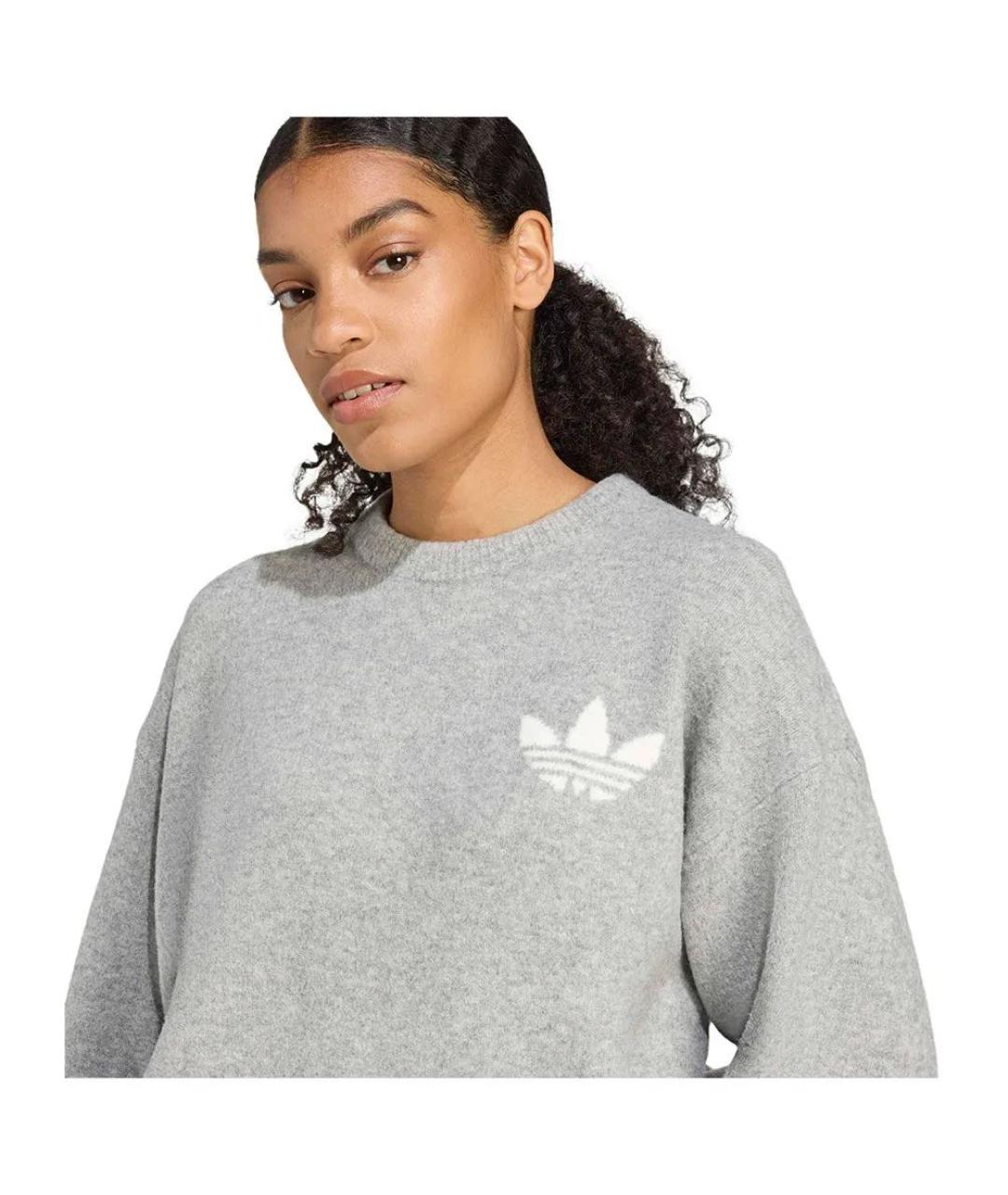 ADIDAS Серый джемпер / свитер, фото 4