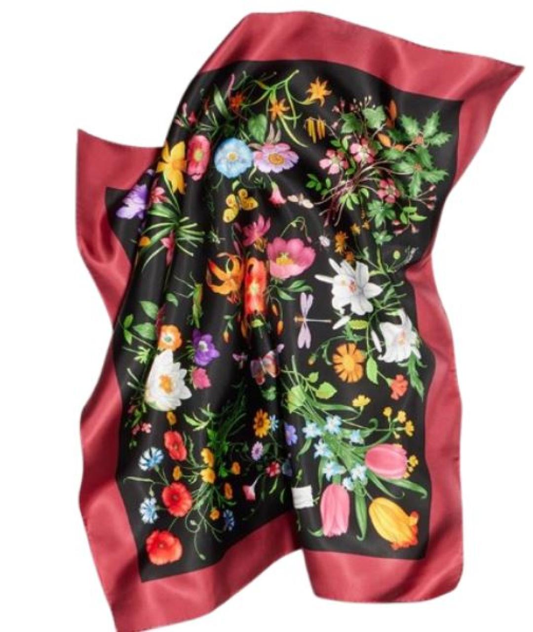 GUCCI Мульти шелковый шарф, фото 2