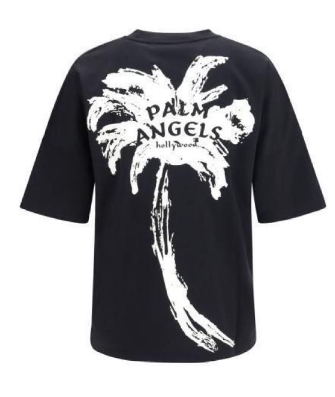 PALM ANGELS Черная футболка, фото 2