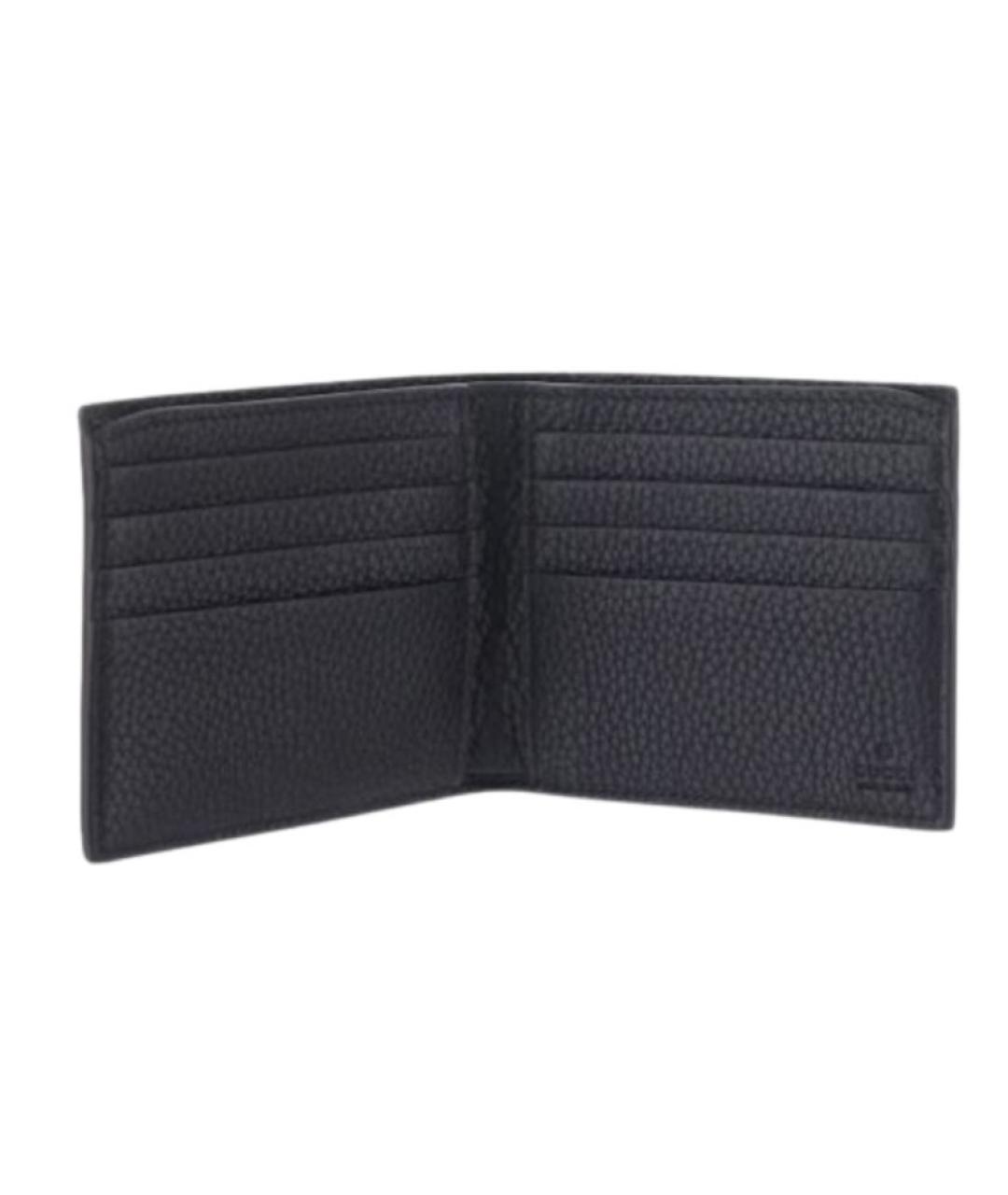 GUCCI Черный кожаный кошелек, фото 3