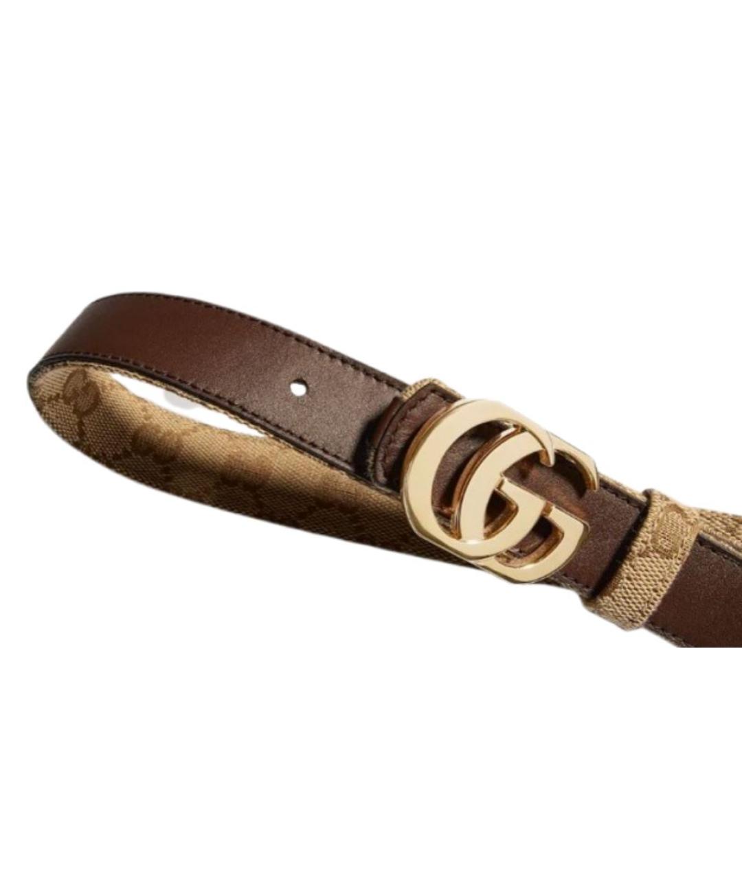 GUCCI Бежевый ремень, фото 3