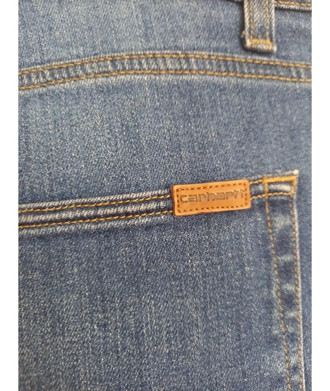CARHARTT WIP Синие деним шорты, фото 4