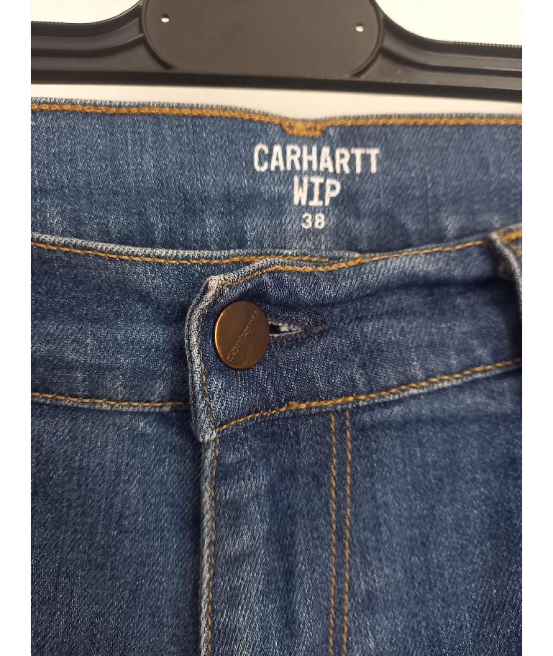 CARHARTT WIP Синие деним шорты, фото 5