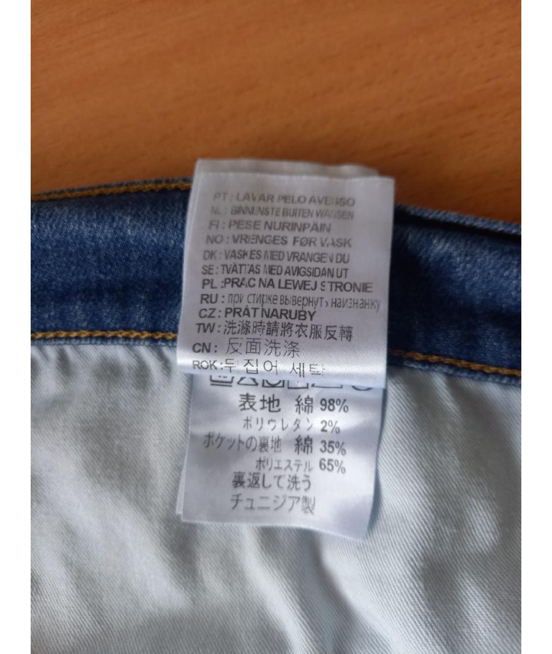 CARHARTT WIP Синие деним шорты, фото 8