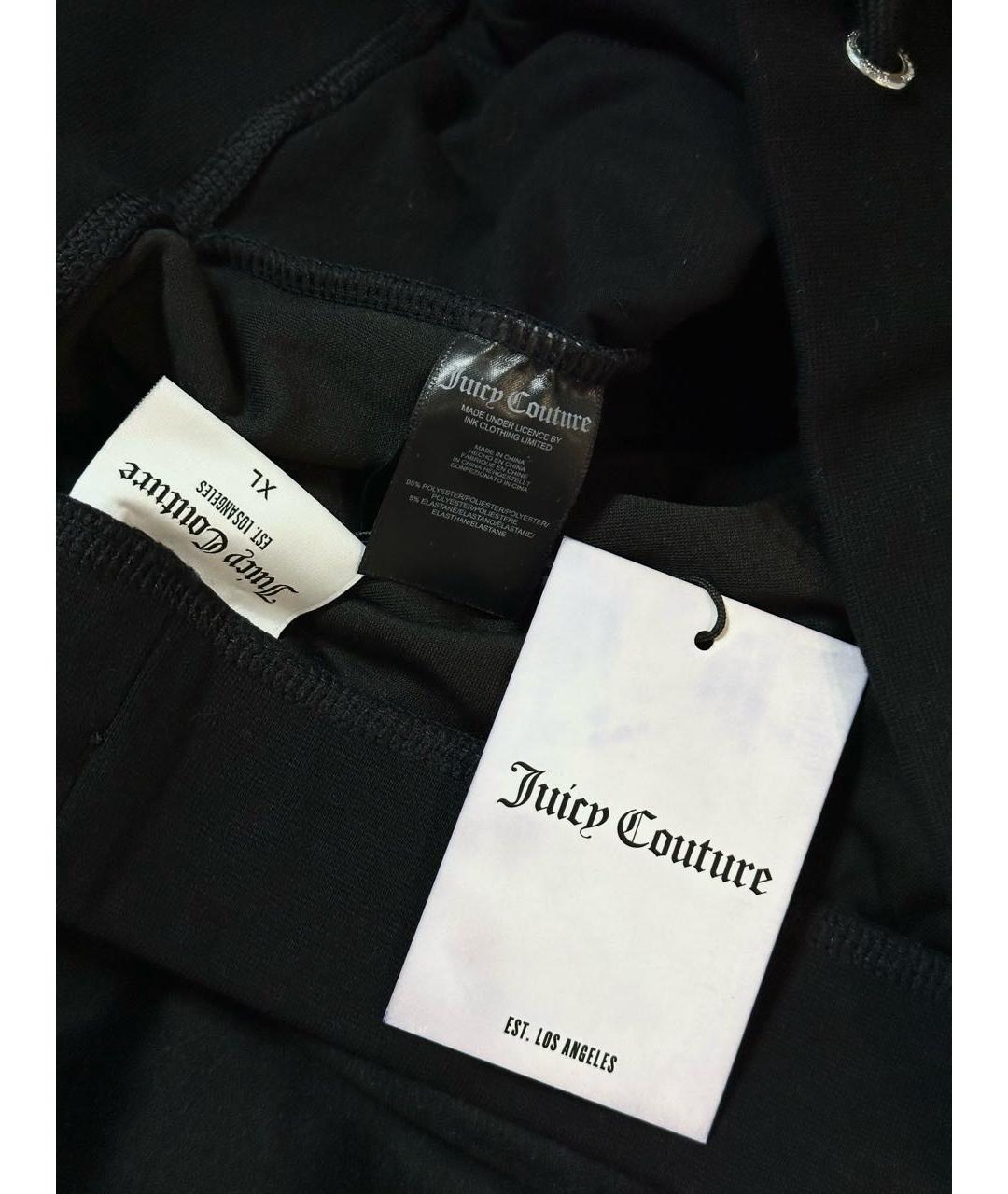 JUICY COUTURE Черный велюровый спортивные костюмы, фото 7