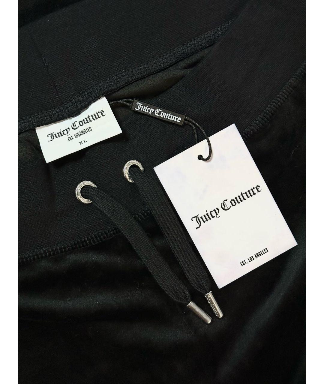 JUICY COUTURE Черный велюровый спортивные костюмы, фото 6