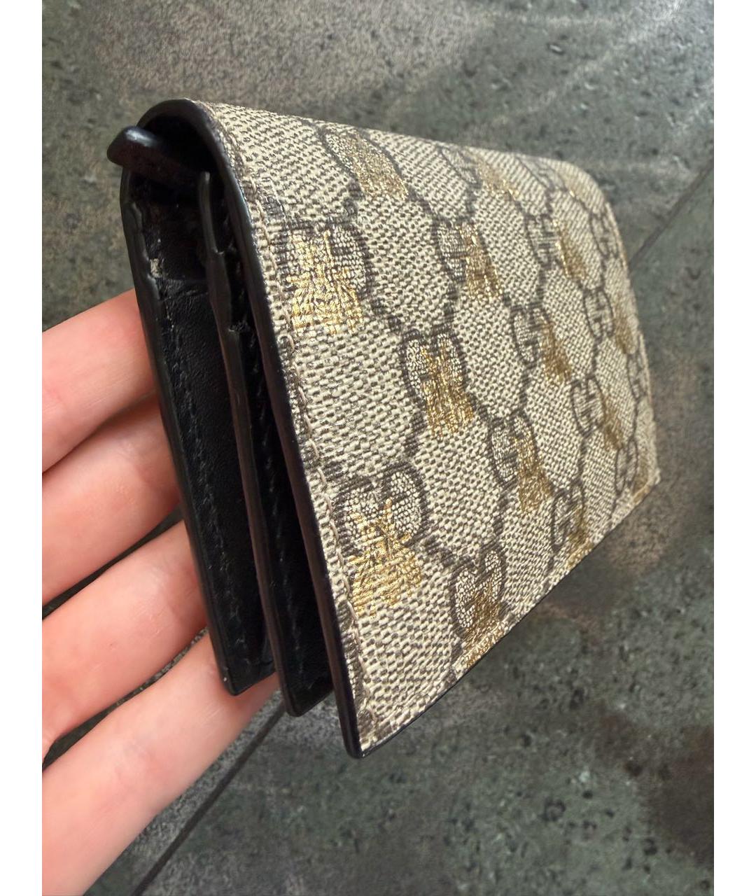 GUCCI Бежевый кошелек, фото 2