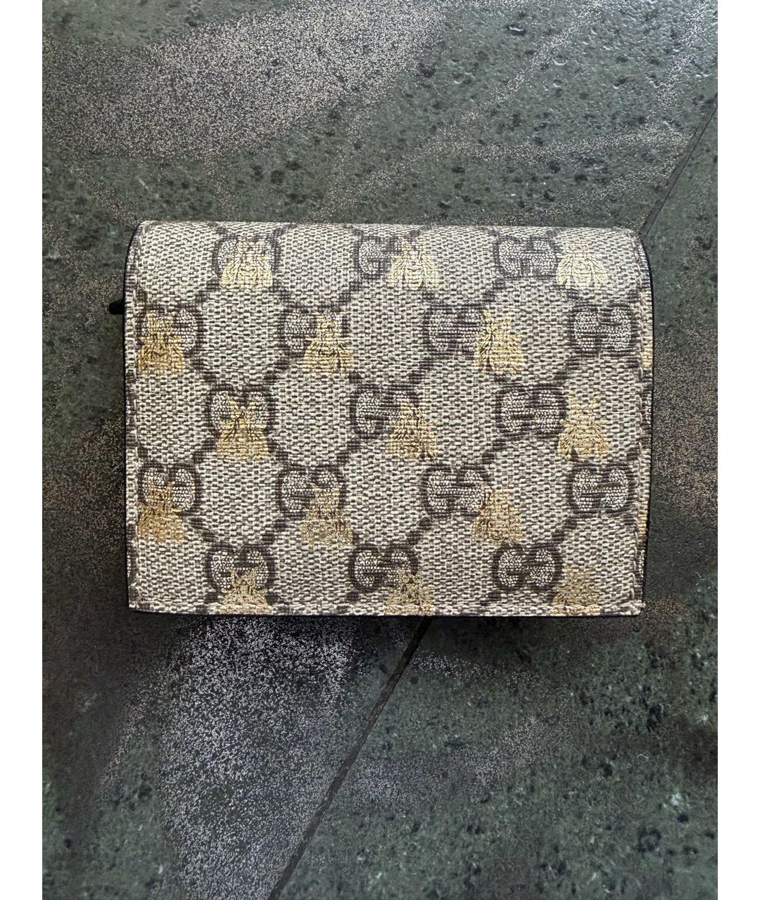 GUCCI Бежевый кошелек, фото 7