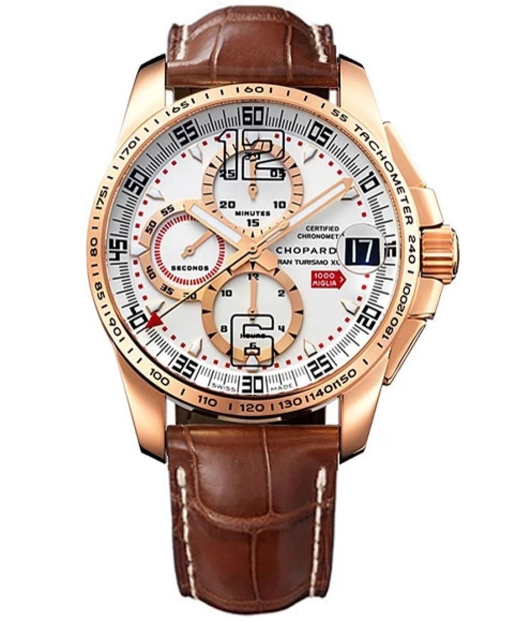 CHOPARD Белые часы из розового золота, фото 10