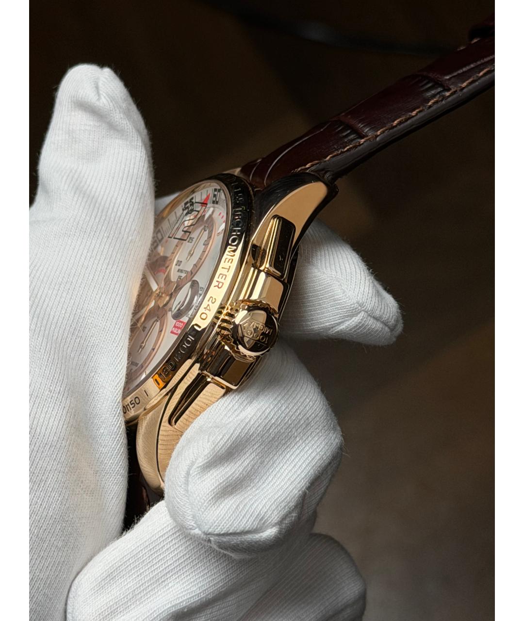 CHOPARD Белые часы из розового золота, фото 4