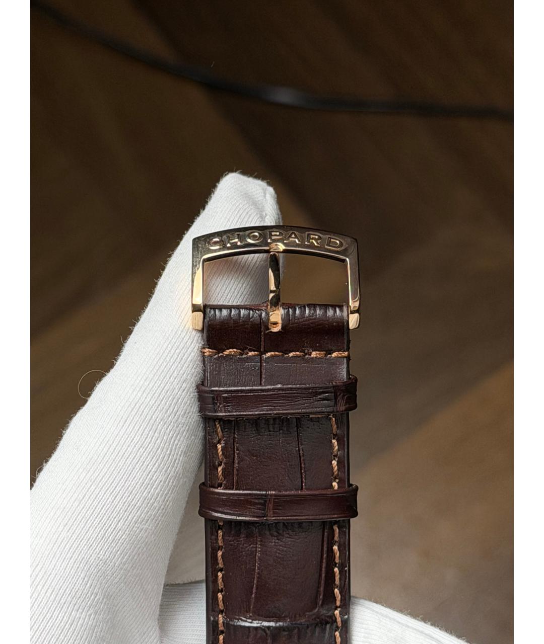 CHOPARD Белые часы из розового золота, фото 7