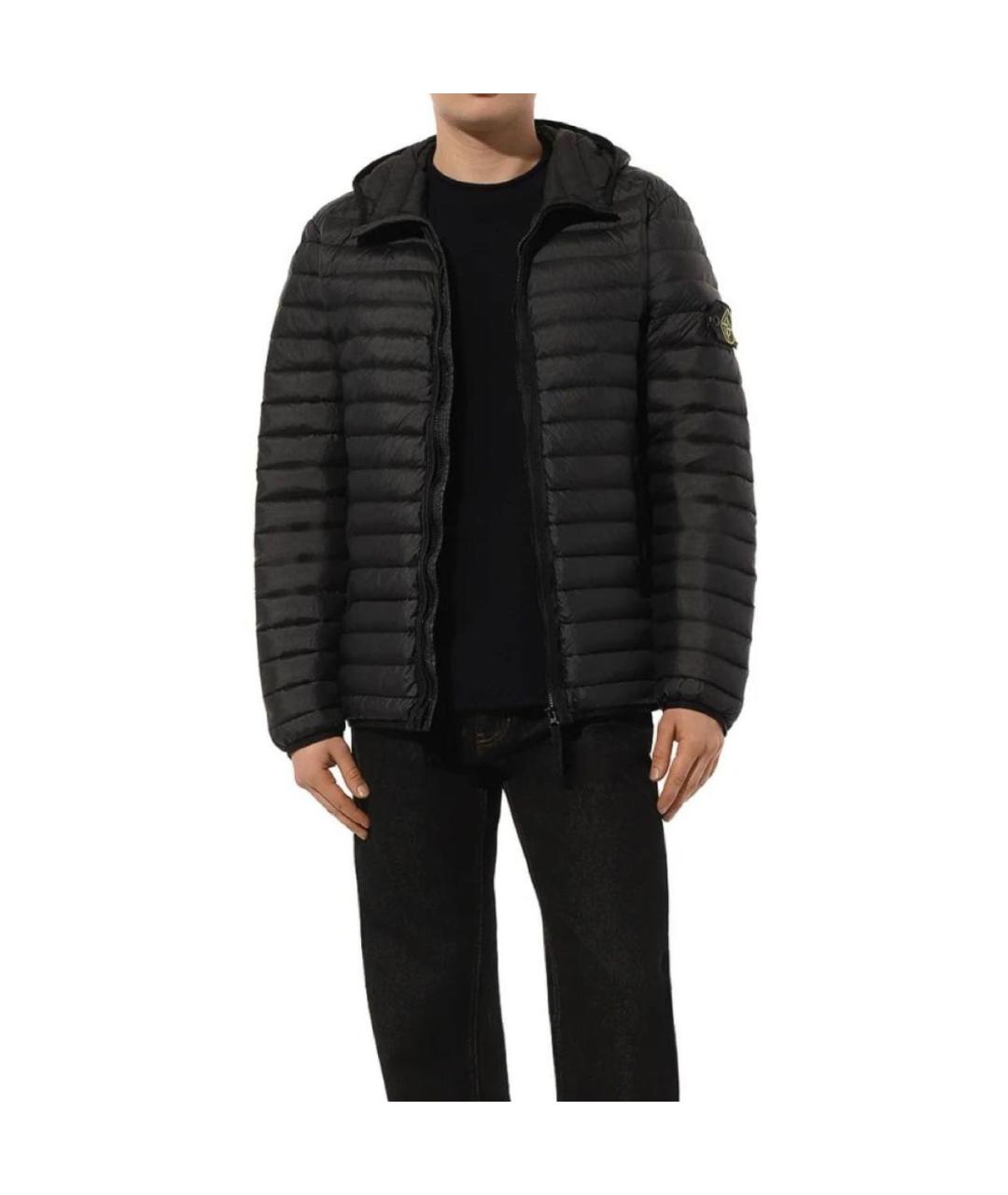 STONE ISLAND Черная куртка, фото 5