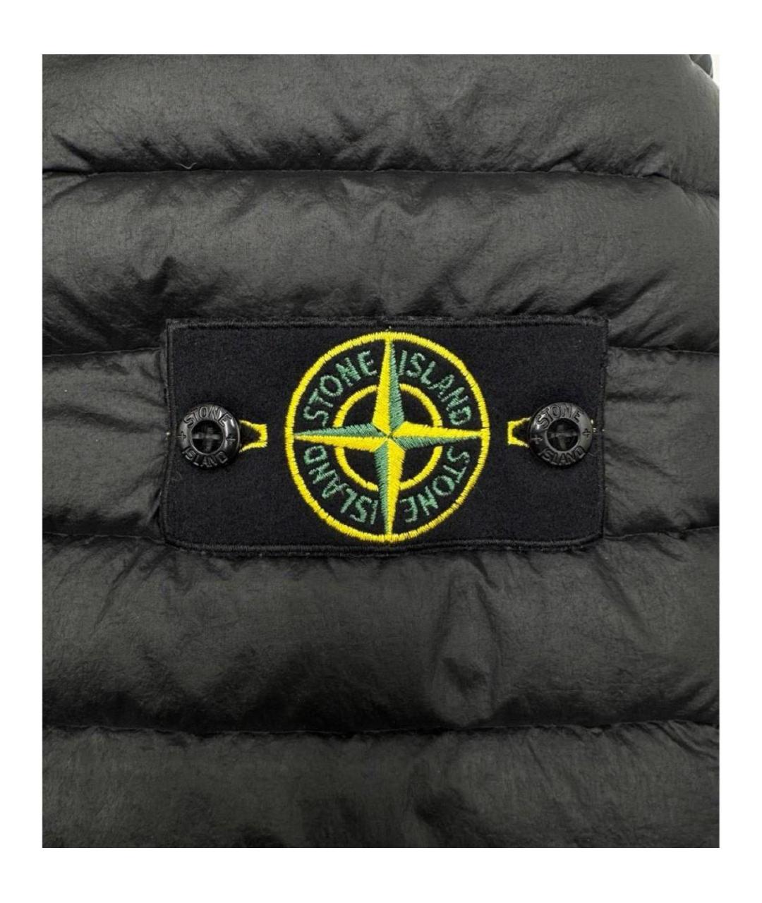 STONE ISLAND Черная куртка, фото 3
