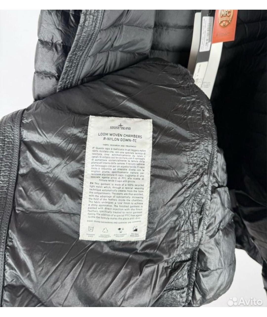 STONE ISLAND Черная куртка, фото 7