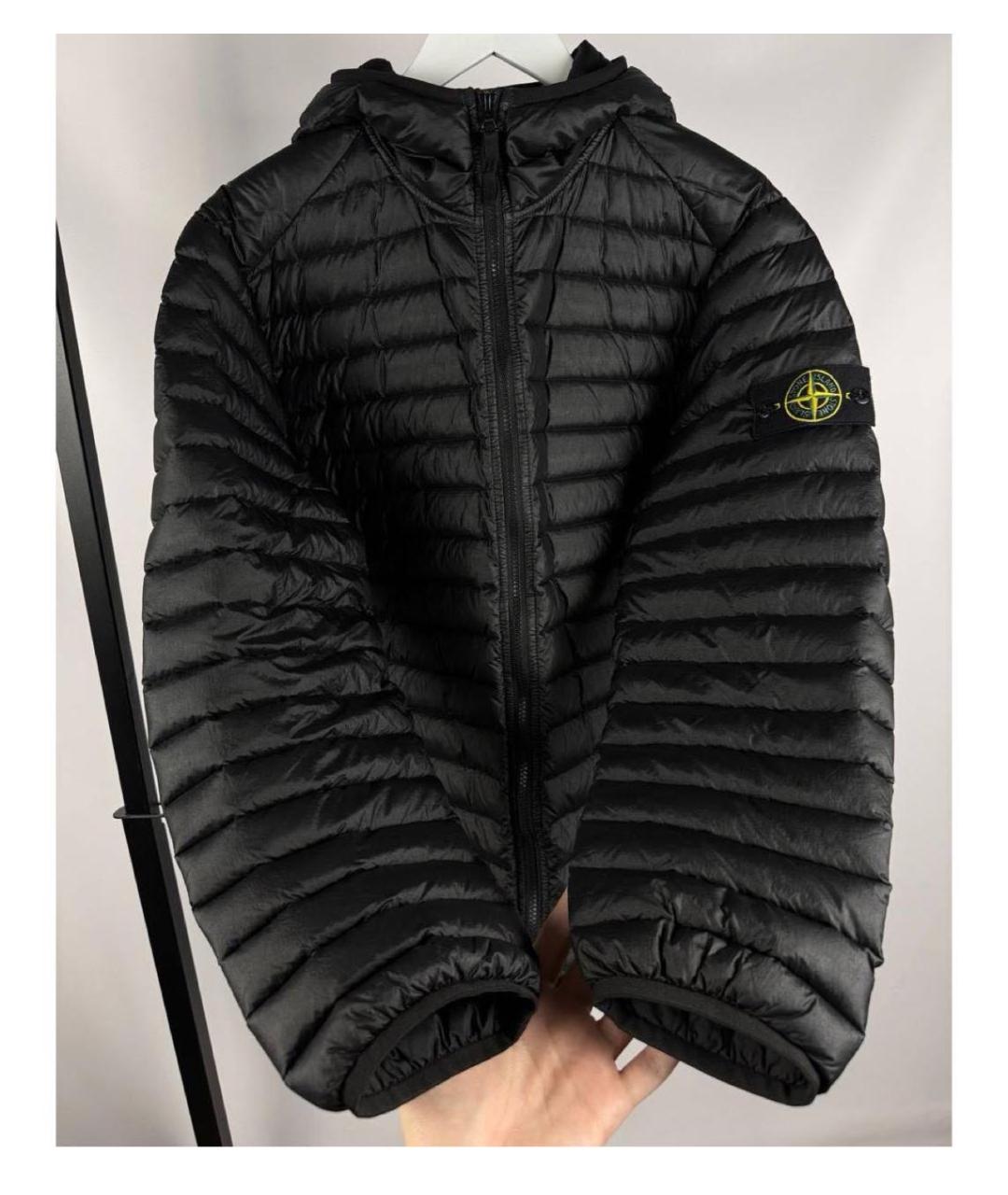 STONE ISLAND Черная куртка, фото 2