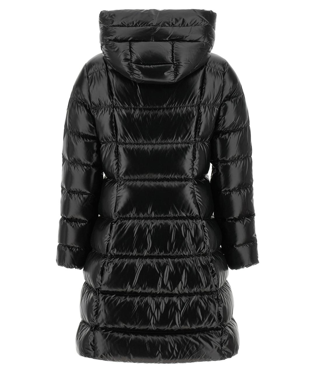 MONCLER Черный полиамидовый пуховик, фото 2