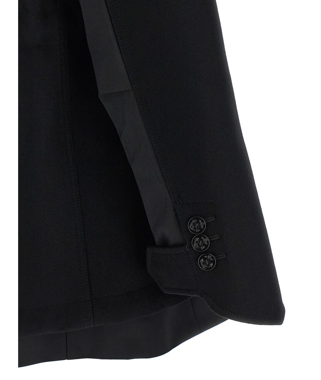 SACAI Черная шерстяная куртка, фото 5