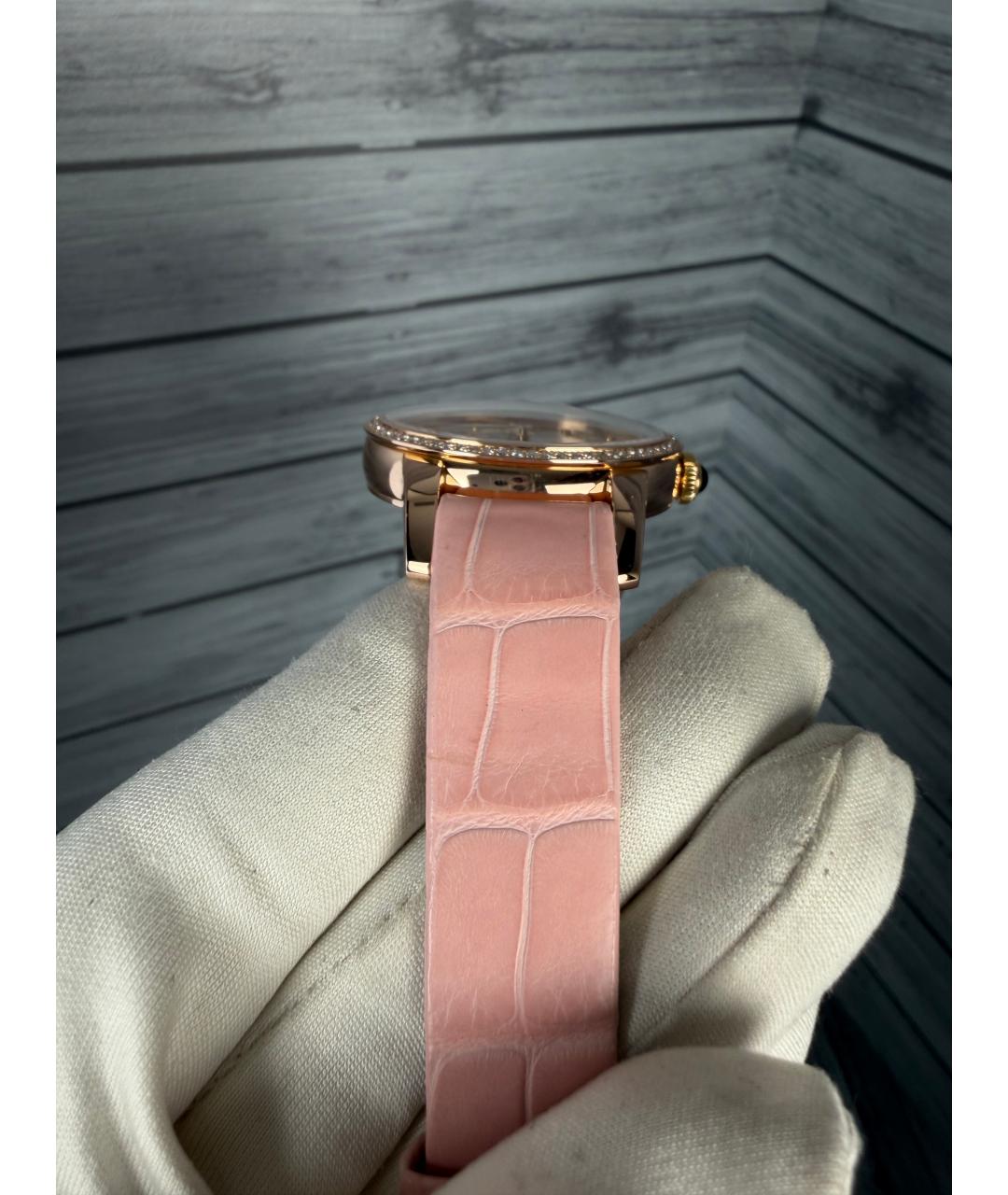 GIRARD PERREGAUX Белые часы из розового золота, фото 5