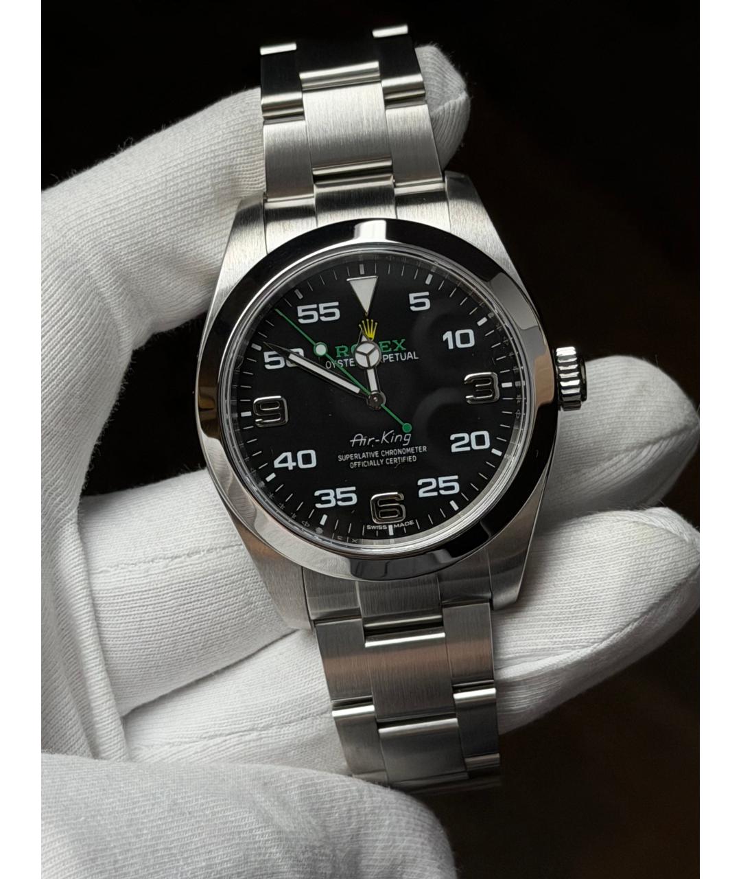 ROLEX Черные часы, фото 2