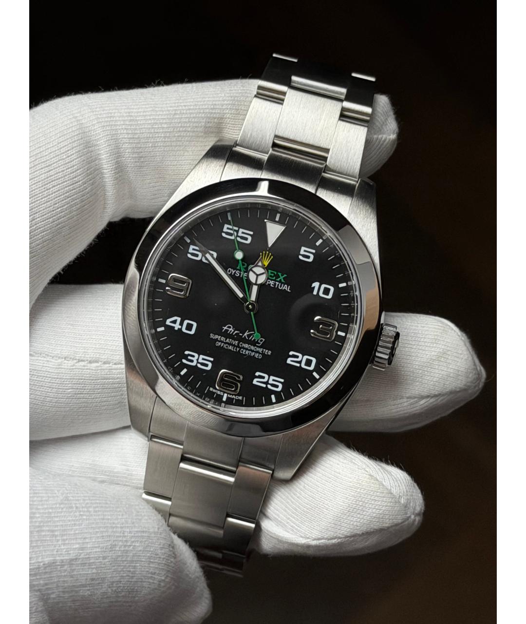 ROLEX Черные часы, фото 3