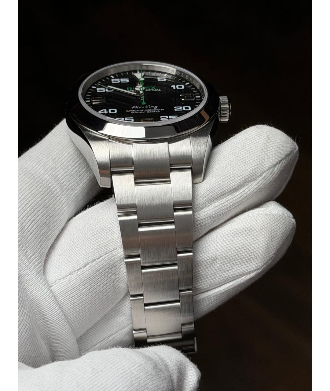ROLEX Черные часы, фото 6