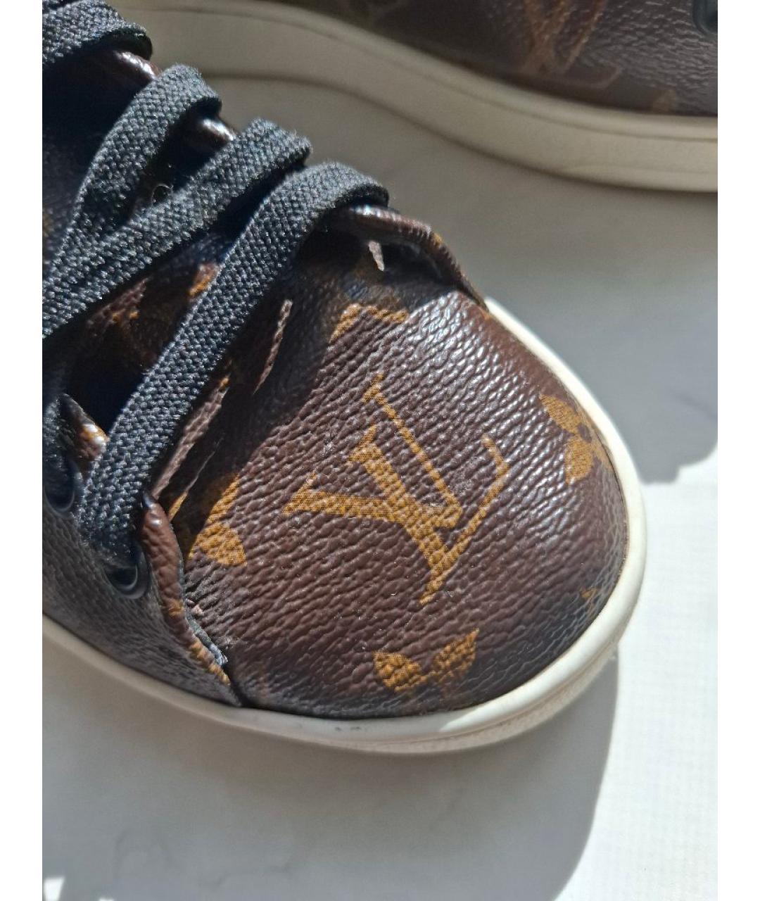 LOUIS VUITTON Коричневые кеды, фото 7