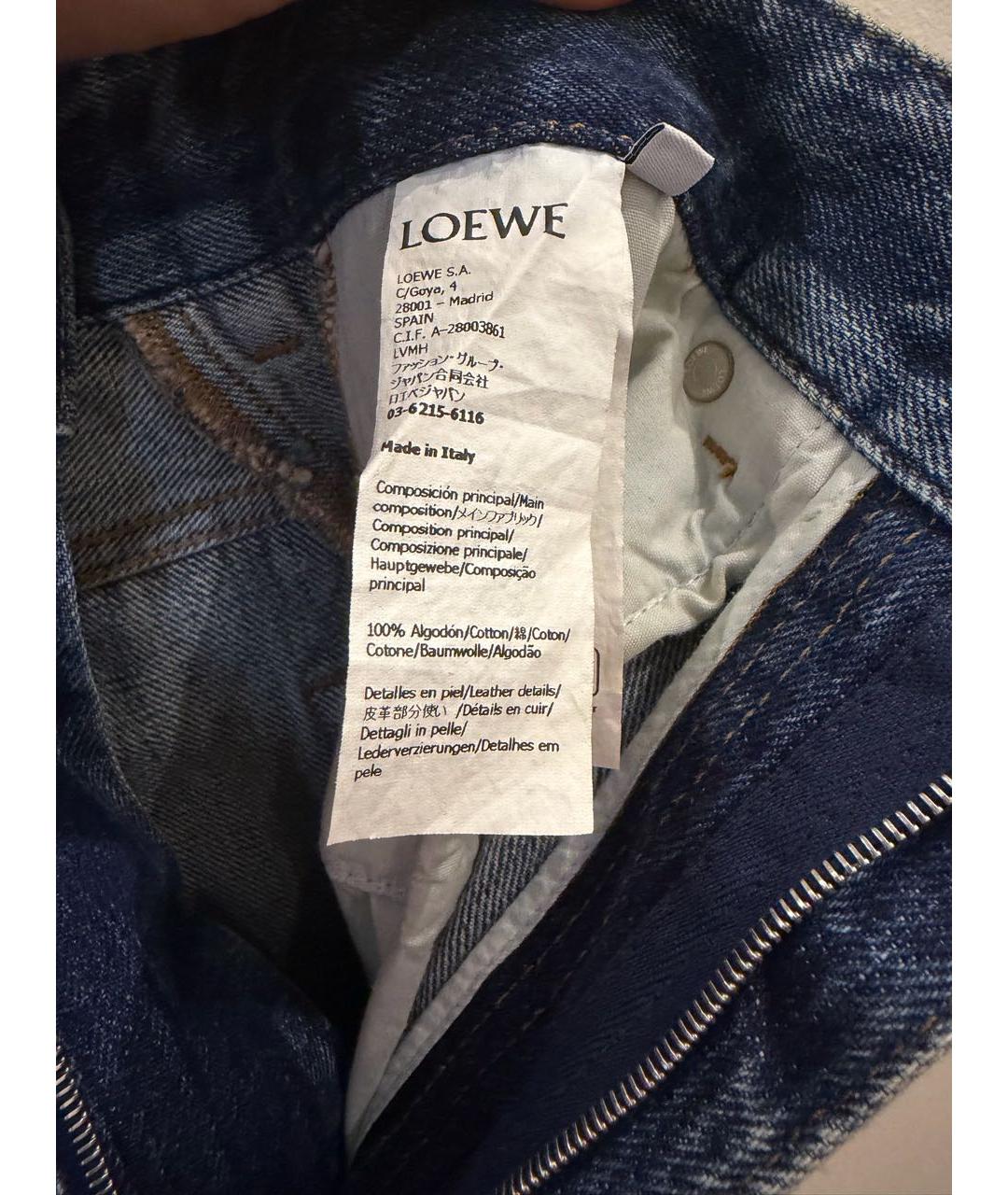 LOEWE Прямые джинсы, фото 4