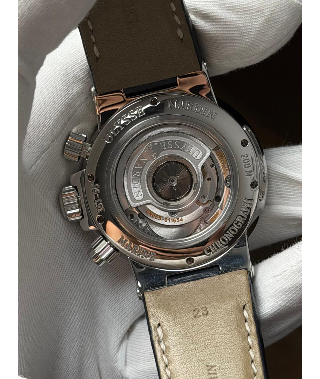 Ulysse Nardin Темно-синие часы, фото 9