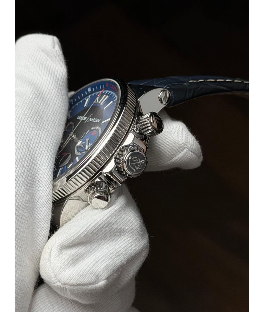 Ulysse Nardin Темно-синие часы, фото 4
