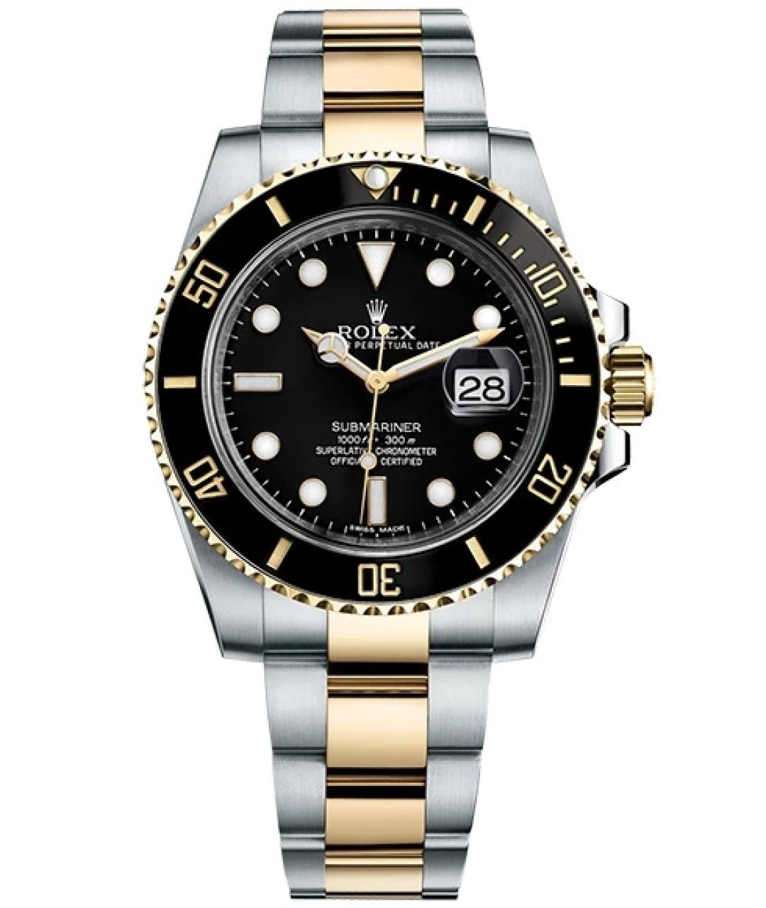 ROLEX Черные часы, фото 1