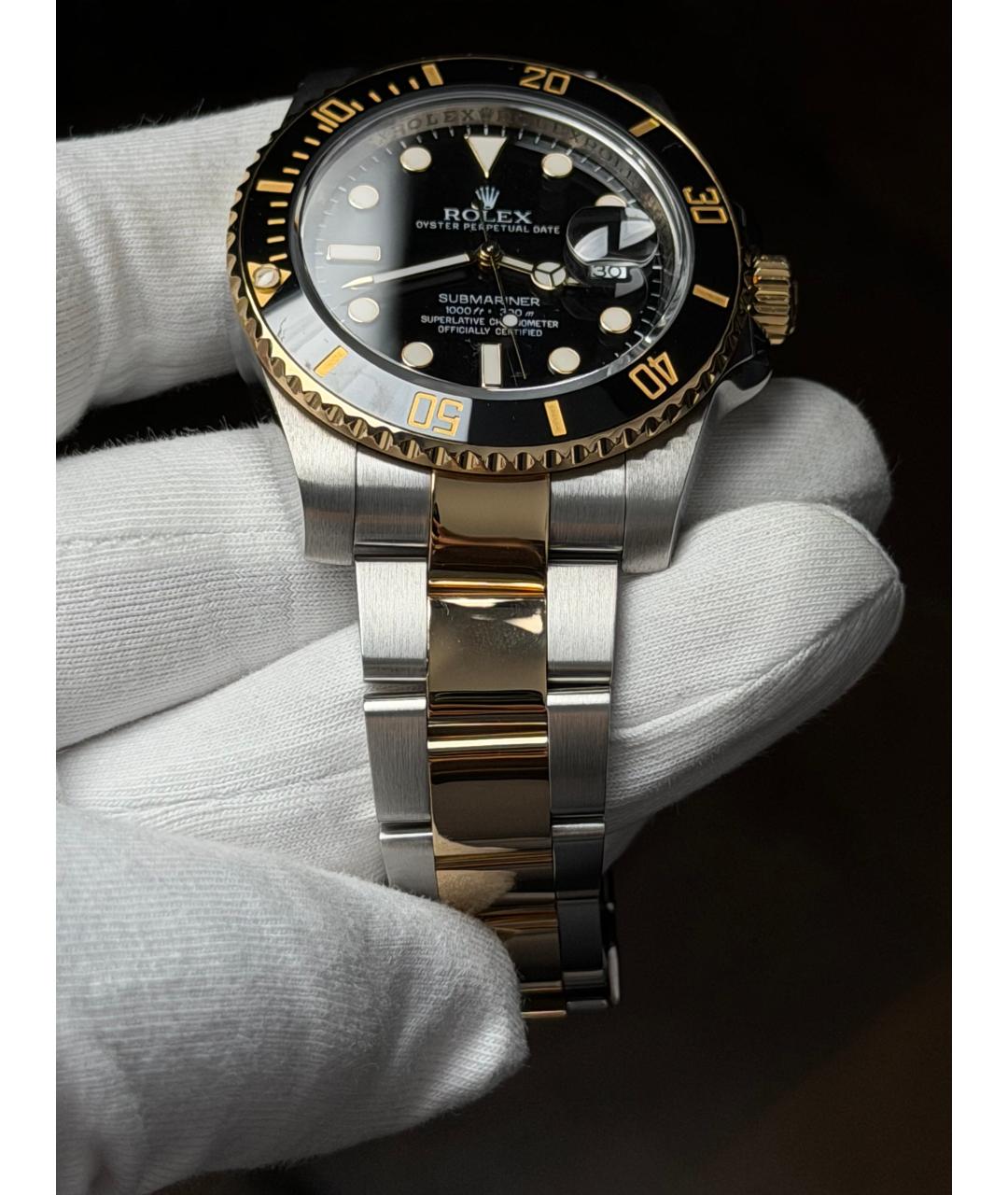 ROLEX Черные часы, фото 5