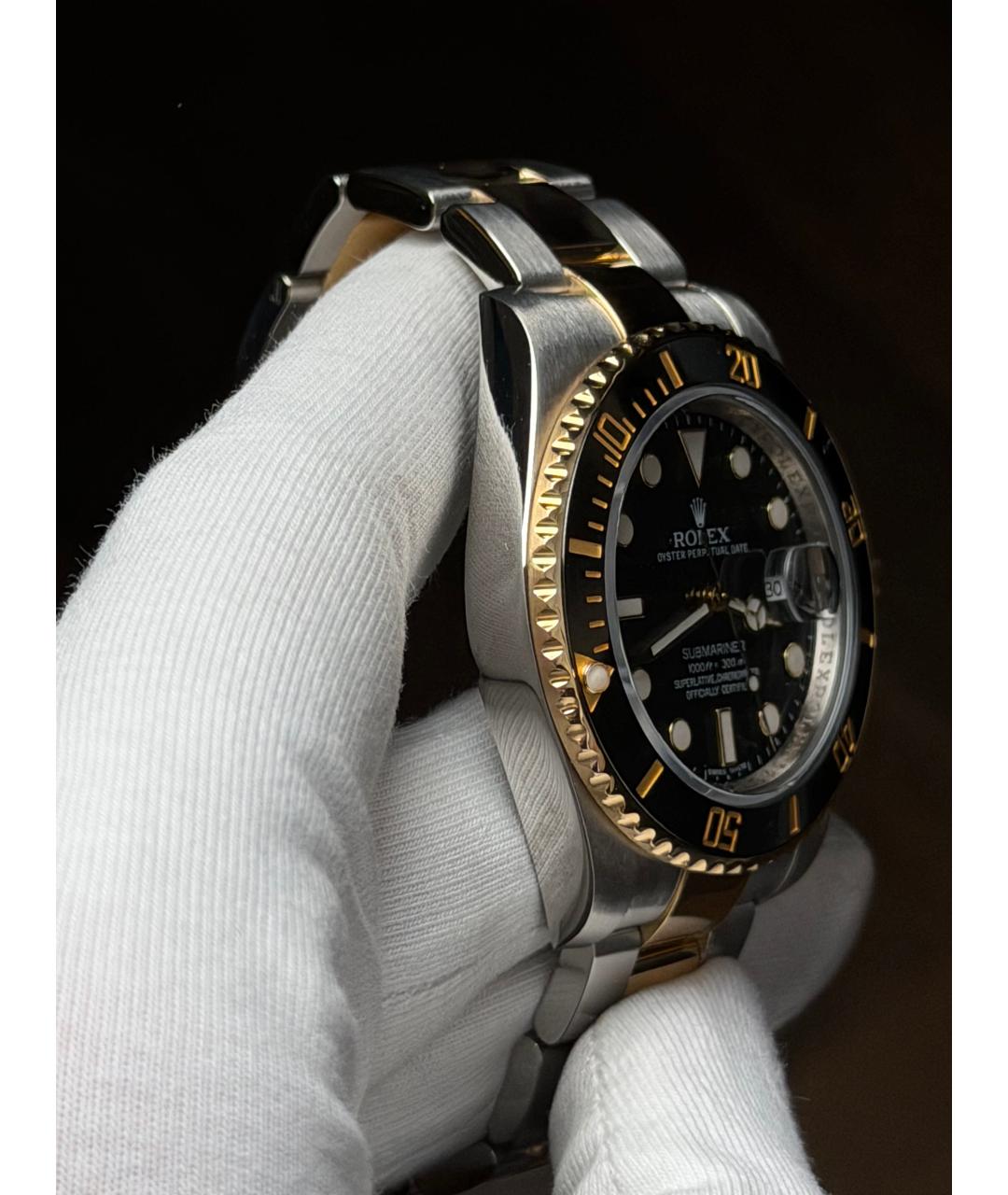 ROLEX Черные часы, фото 4