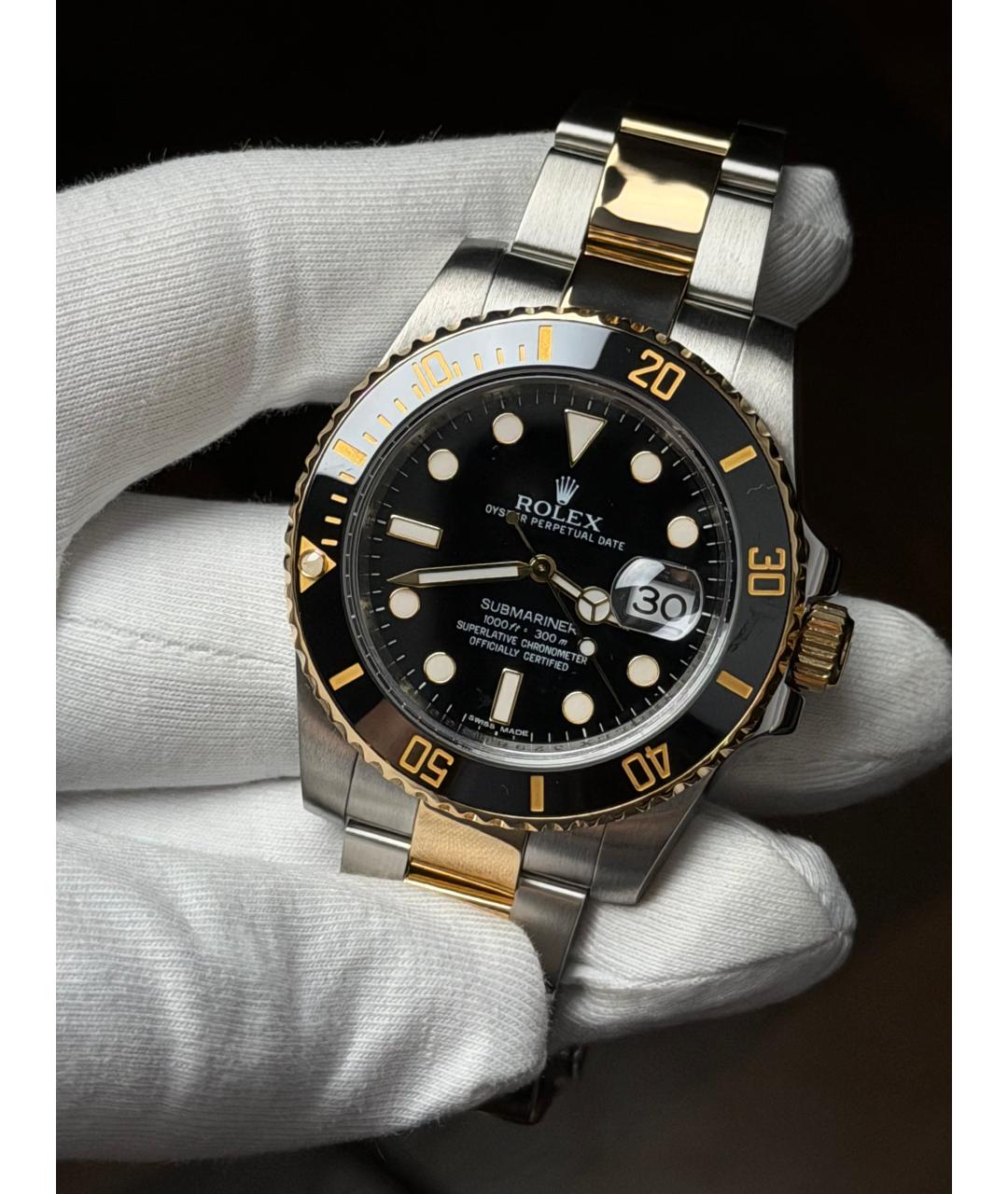 ROLEX Черные часы, фото 2