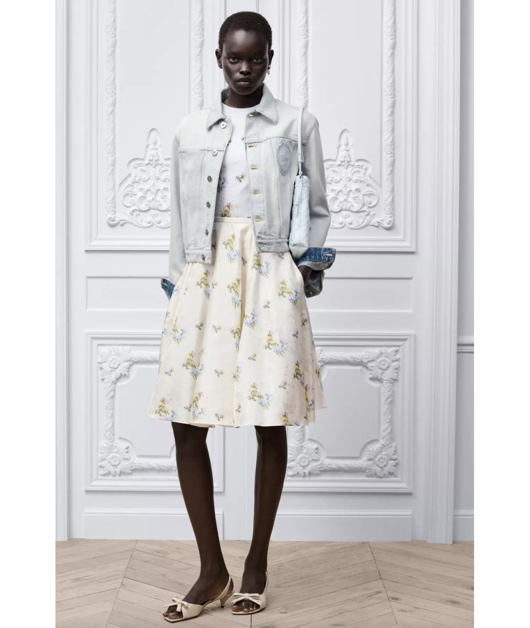 CHRISTIAN DIOR Голубая хлопковая куртка, фото 6