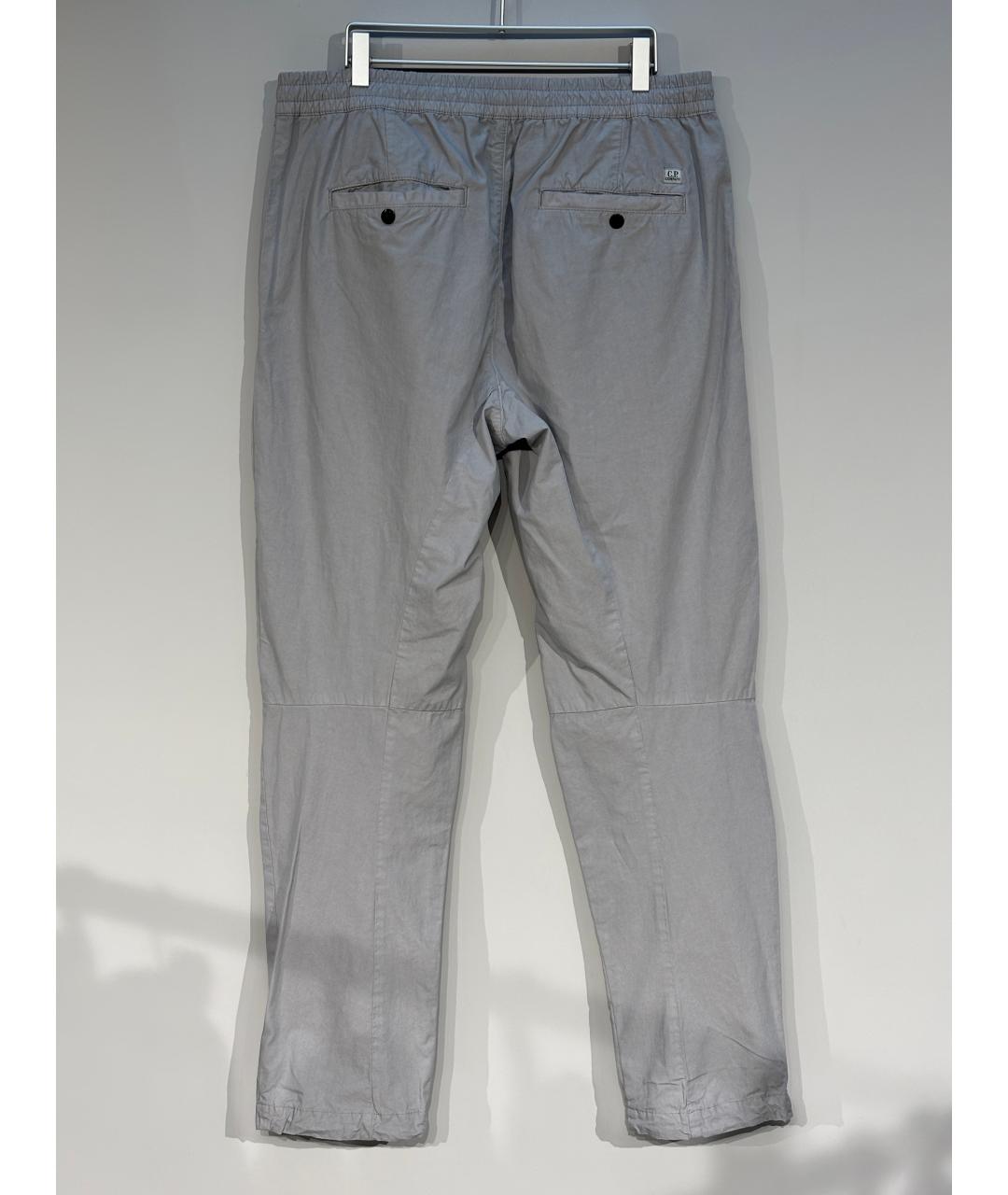 CP COMPANY Серые хлопковые повседневные брюки, фото 8
