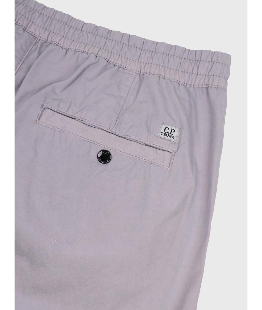 CP COMPANY Серые хлопковые повседневные брюки, фото 4