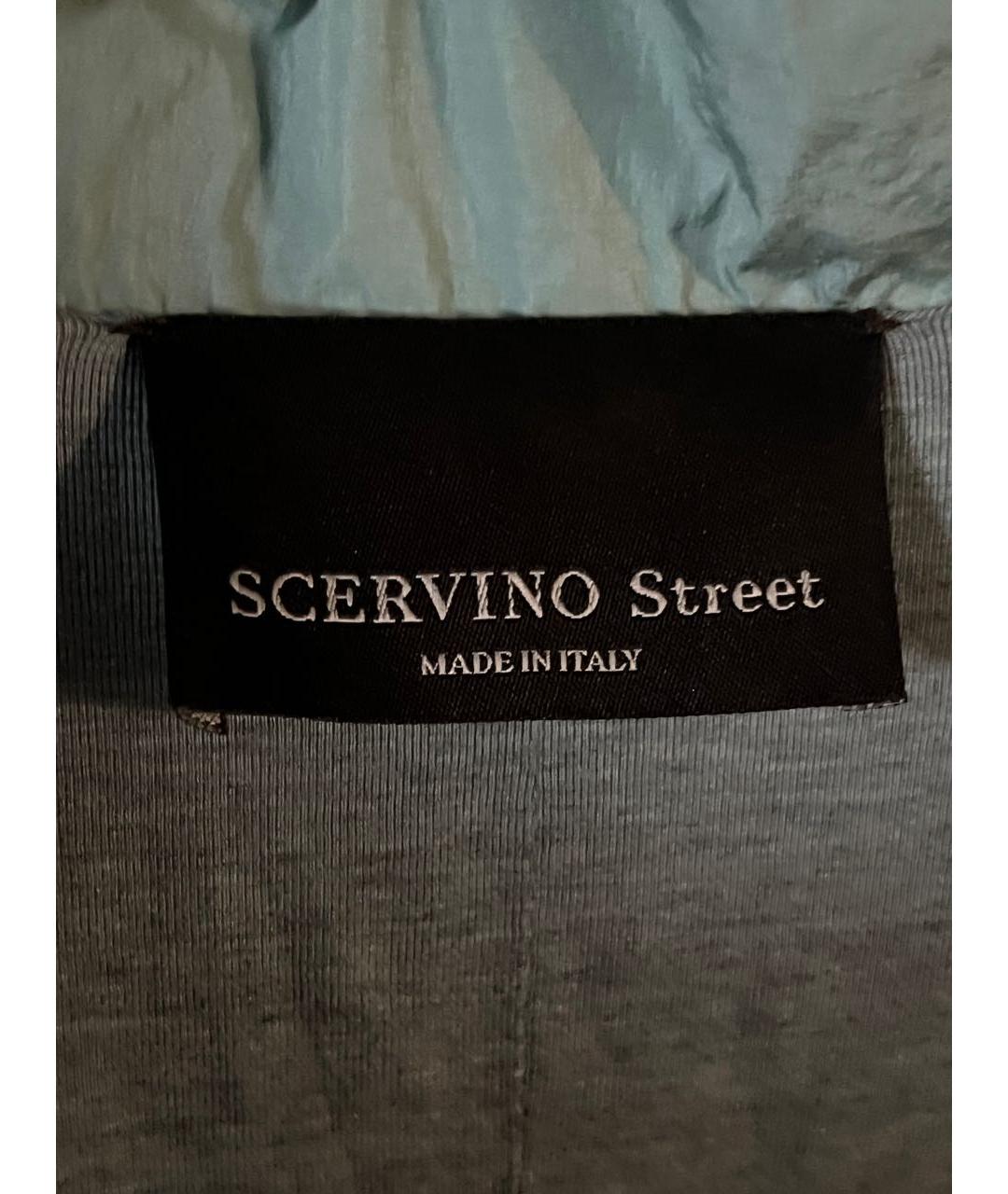 ERMANNO SCERVINO Бирюзовая полиамидовая куртка, фото 5