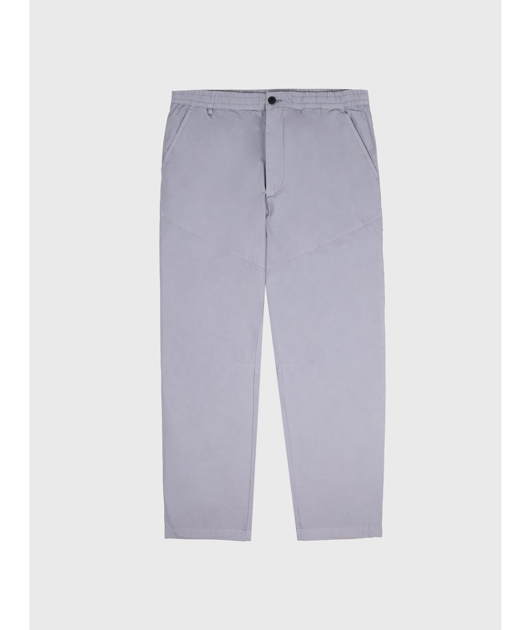 CP COMPANY Серые хлопковые повседневные брюки, фото 8
