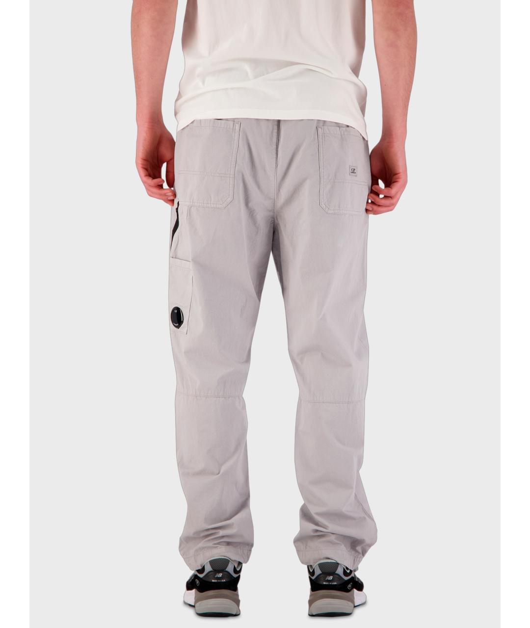 CP COMPANY Серые хлопковые повседневные брюки, фото 4