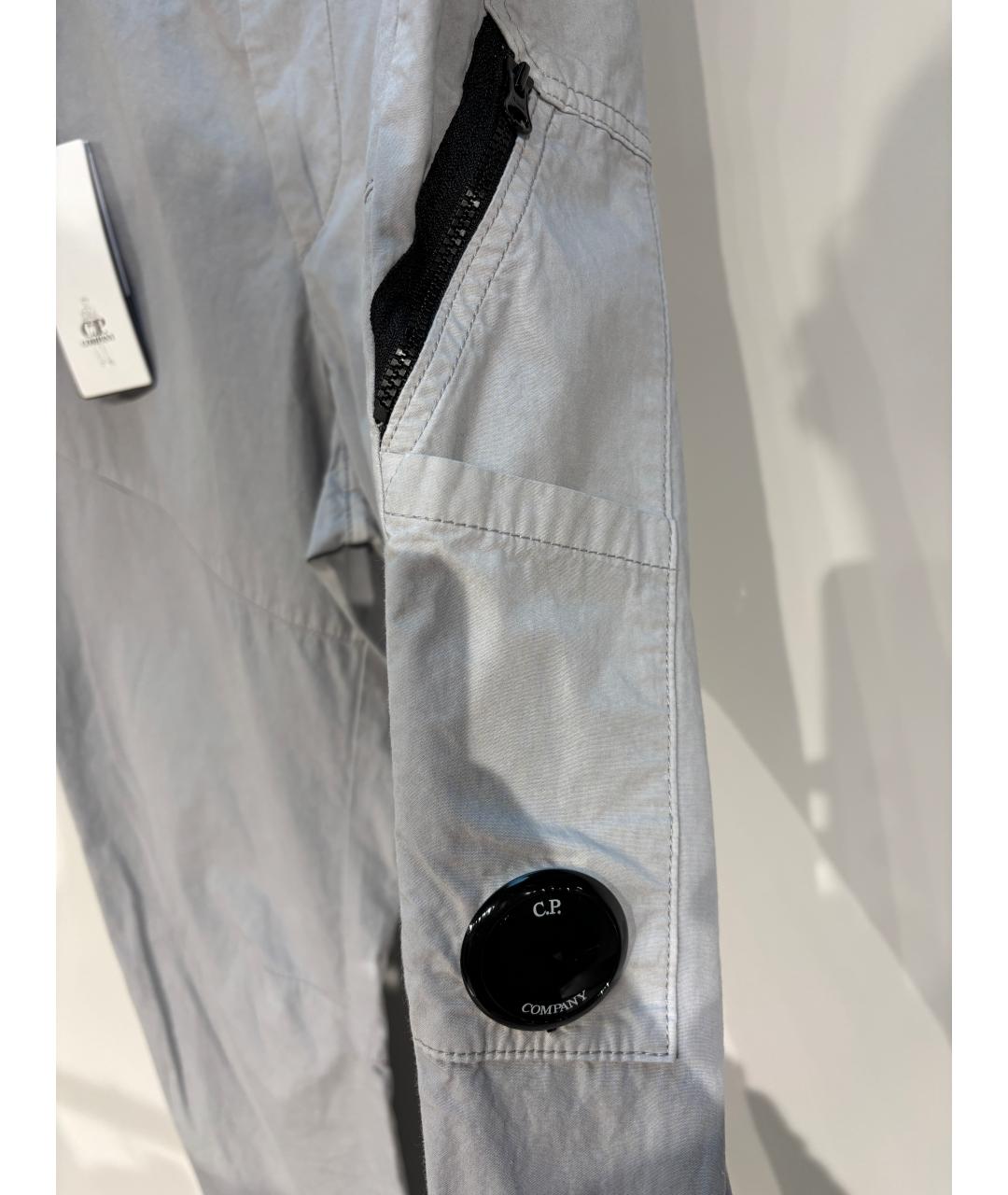 CP COMPANY Серые хлопковые повседневные брюки, фото 7