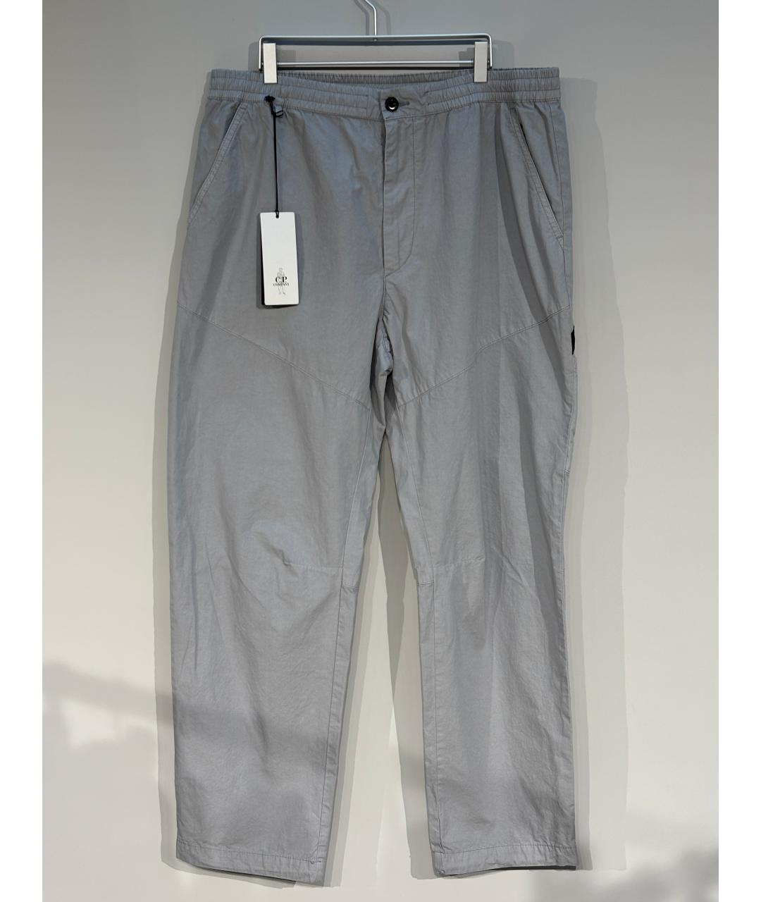 CP COMPANY Серые хлопковые повседневные брюки, фото 6