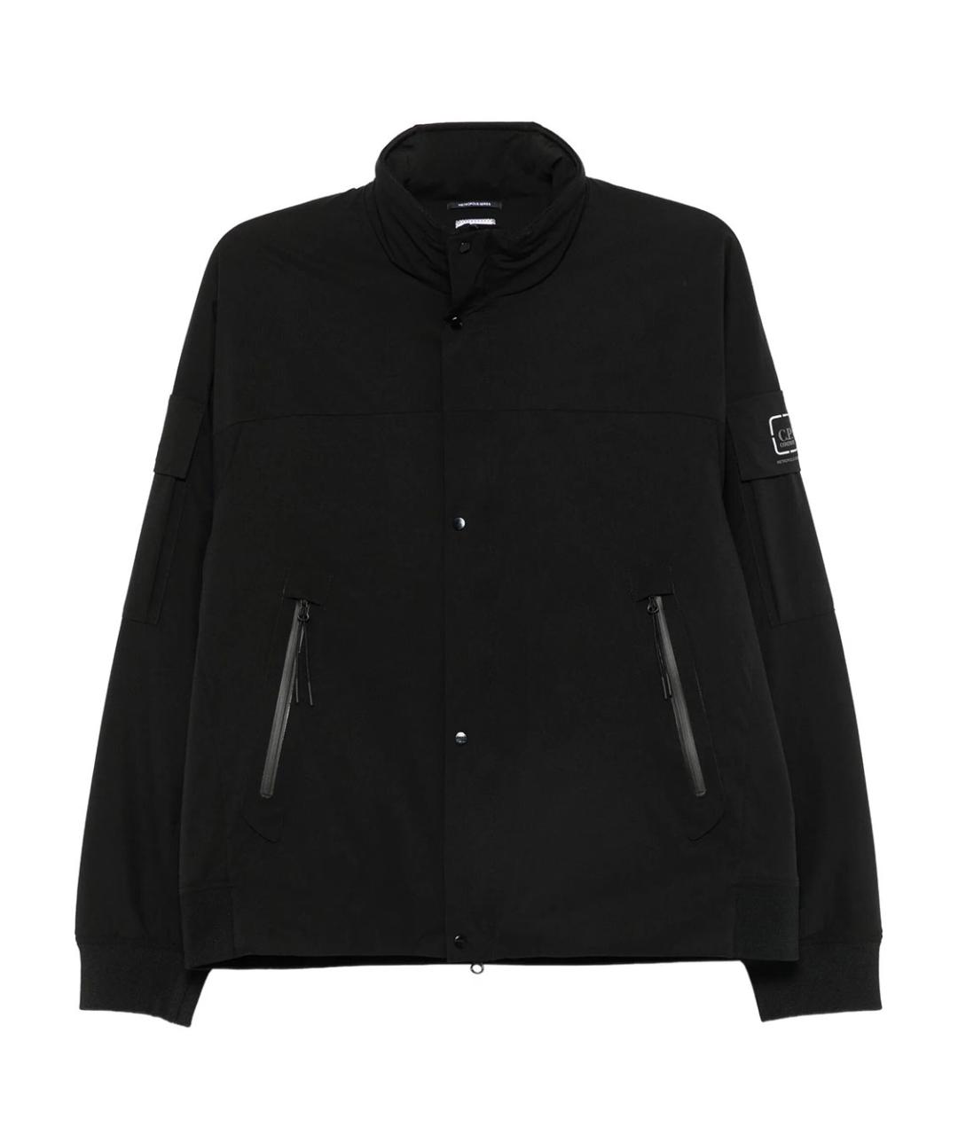 CP COMPANY Черная полиэстеровая куртка, фото 1