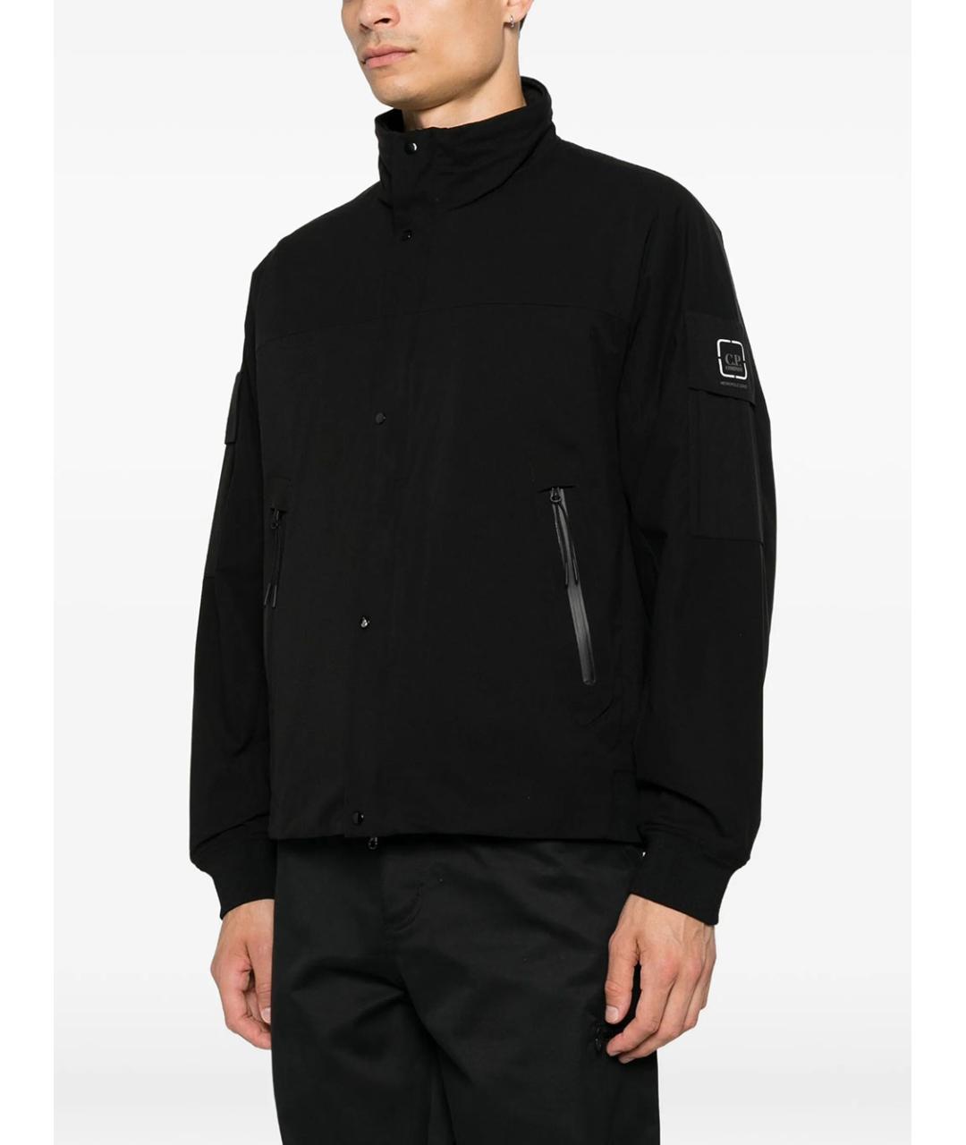 CP COMPANY Черная полиэстеровая куртка, фото 4