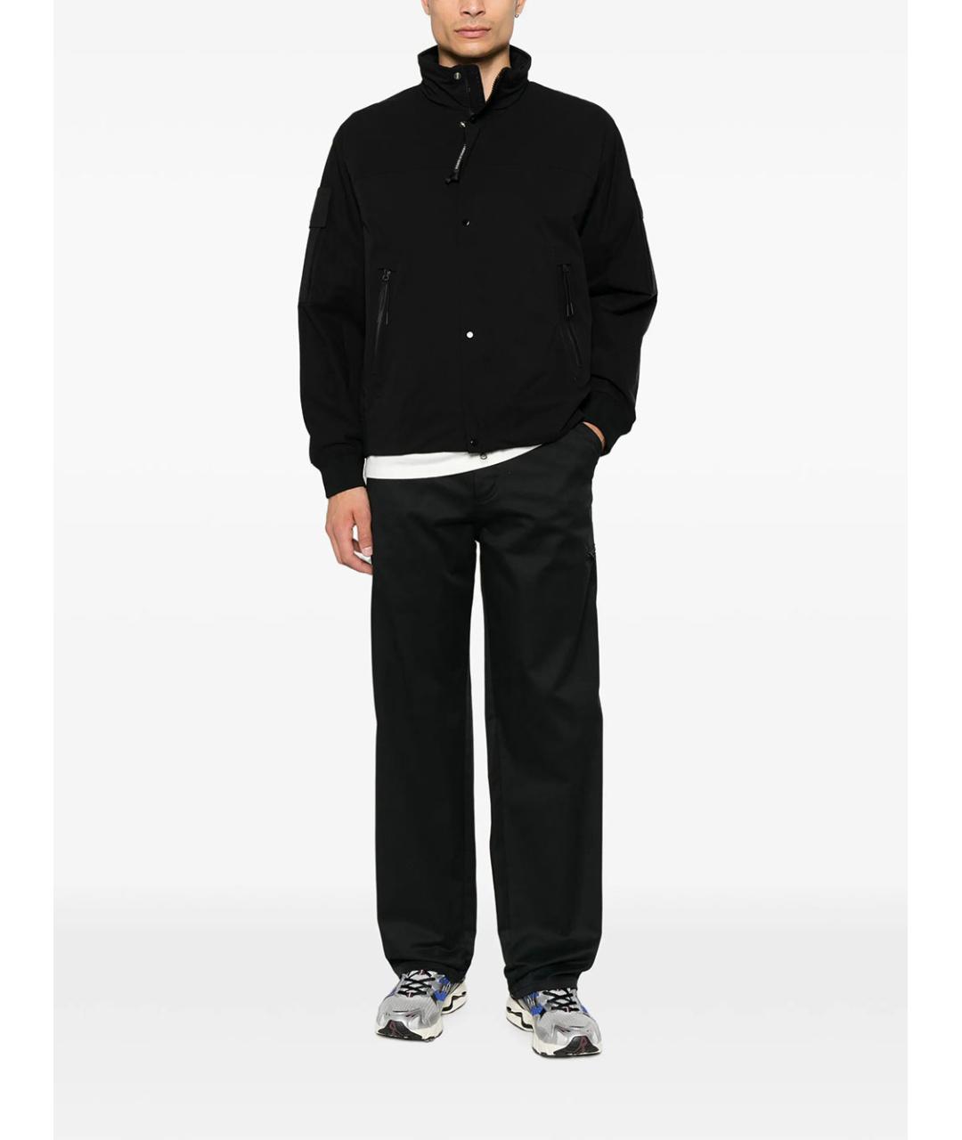 CP COMPANY Черная полиэстеровая куртка, фото 2