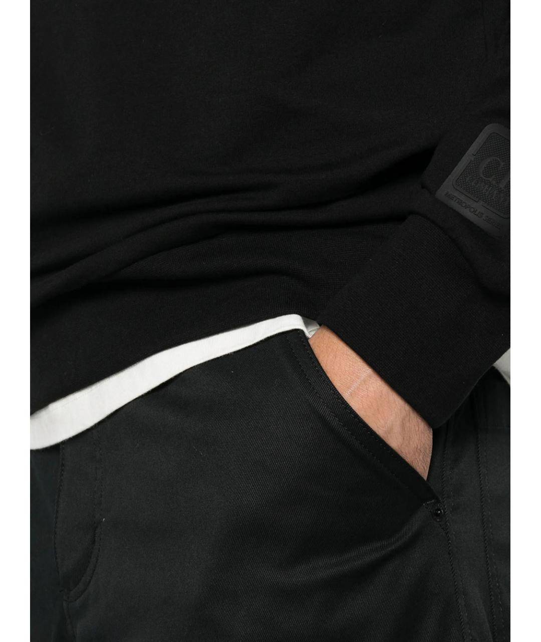 CP COMPANY Черный хлопковый джемпер / свитер, фото 5